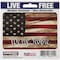 Sunburst Systems Decal We The People Flag 3 in x 4.5 in, 4-Pack PK 6114 - alternate 4